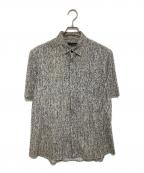 ISSEY MIYAKE MENイッセイミヤケメン）の古着「総柄半袖シャツ ME53FJ035」｜ホワイト×ブラック