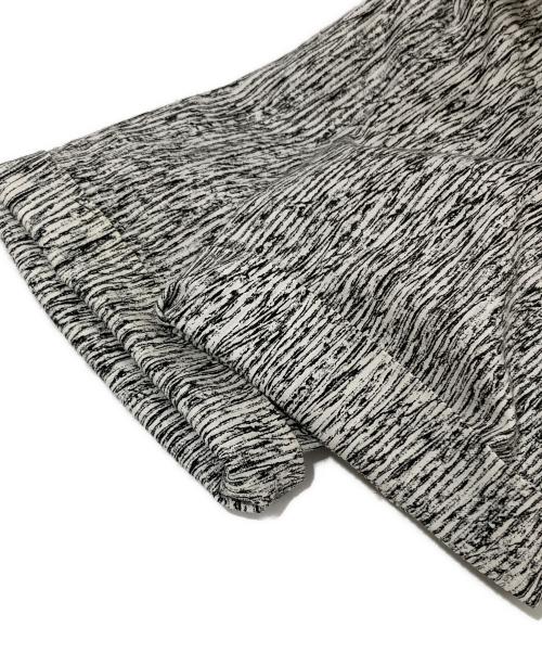 ISSEY MIYAKE MEN（イッセイミヤケメン）ISSEY MIYAKE MEN (イッセイミヤケメン) 総柄半袖シャツ ME53FJ035 ホワイト×ブラック サイズ:2の古着・服飾アイテム