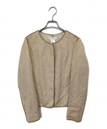 Chloe（クロエ）の古着「パイピングラメジャケット」｜ベージュ