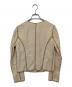 Chloe (クロエ) パイピングラメジャケット ベージュ サイズ:36：10000円