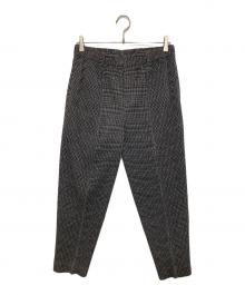 HOMME PLISSE ISSEY MIYAKE（オム プリッセ イッセイ ミヤケ）の古着「チェック プリーツパンツ」｜グレー