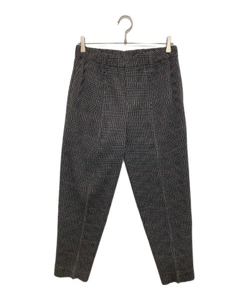 HOMME PLISSE ISSEY MIYAKE（オム プリッセ イッセイ ミヤケ）HOMME PLISSE ISSEY MIYAKE (オム プリッセ イッセイ ミヤケ) チェック プリーツパンツ グレー サイズ:2の古着・服飾アイテム
