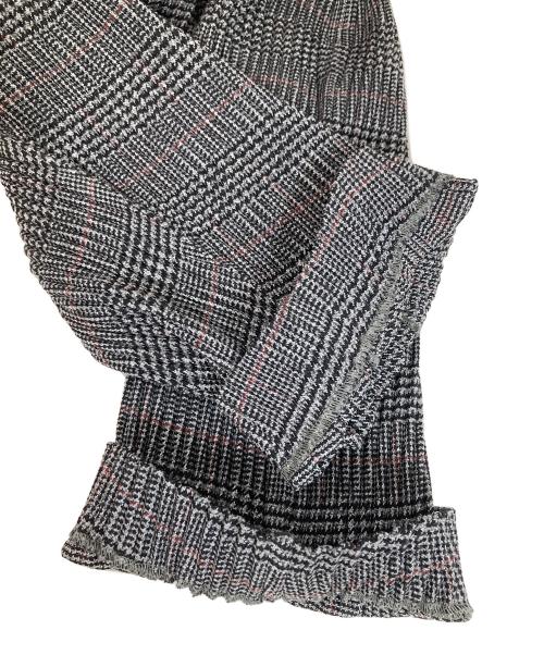 HOMME PLISSE ISSEY MIYAKE（オム プリッセ イッセイ ミヤケ）HOMME PLISSE ISSEY MIYAKE (オム プリッセ イッセイ ミヤケ) チェック プリーツパンツ グレー サイズ:2の古着・服飾アイテム