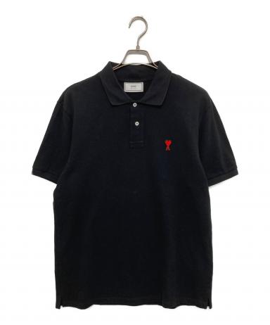 ami alexandre mattiussi ポロシャツ ブラック 中古・古着通販】AMI Alexandre Mattiussi (アミアレクサンドルマ