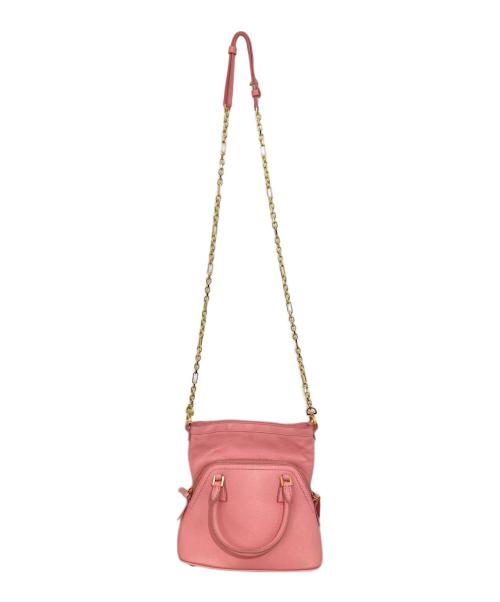 Maison Margiela（メゾンマルジェラ）Maison Margiela (メゾンマルジェラ) 5AC CLASSIQUE MICRO マイクロ クロスボディ ピンクの古着・服飾アイテム