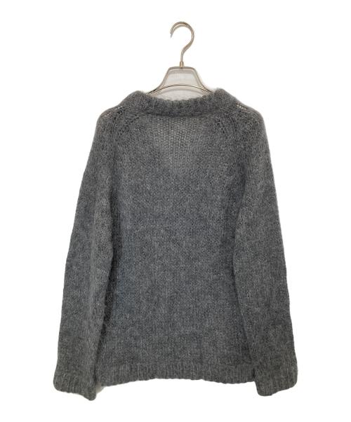 PRADA（プラダ）PRADA (プラダ) Vネックモヘヤニット グレー サイズ:38の古着・服飾アイテム