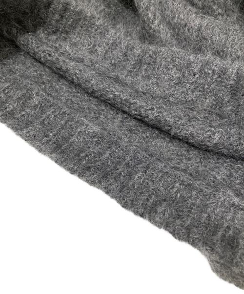 PRADA（プラダ）PRADA (プラダ) Vネックモヘヤニット グレー サイズ:38の古着・服飾アイテム