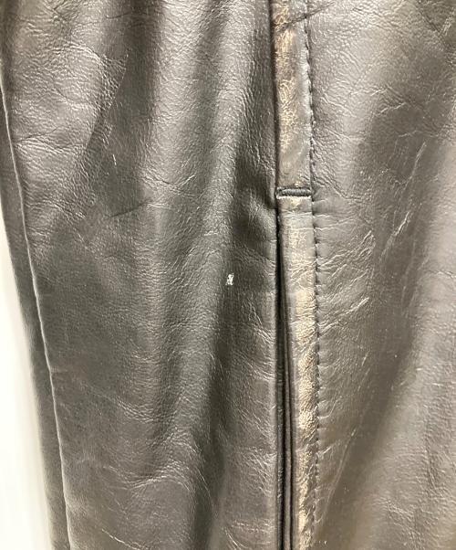 ZARA（ザラ）ZARA (ザラ) フェイクレザージャケット ブラック サイズ:38の古着・服飾アイテム