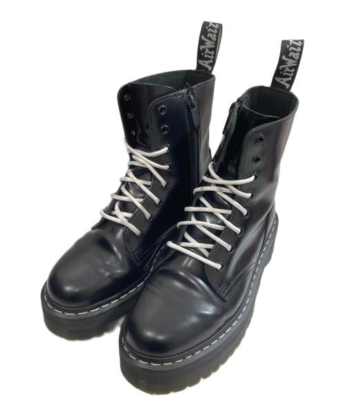 Dr.Martens（ドクターマーチン）Dr.Martens (ドクターマーチン) JADON ホワイトステッチ 8 ホール ブーツ　ジェイドン ブラック サイズ:UK7の古着・服飾アイテム
