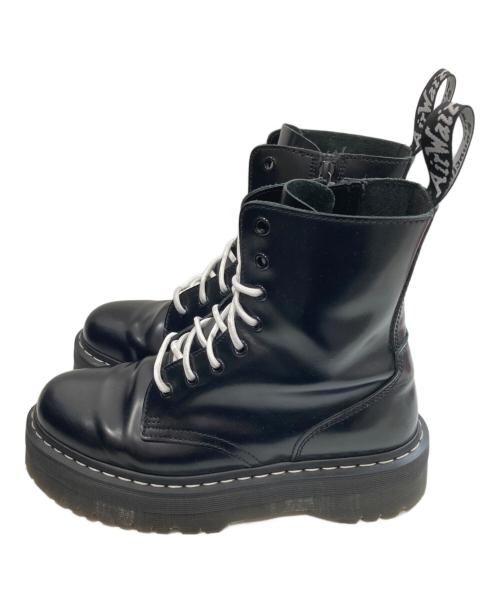 Dr.Martens（ドクターマーチン）Dr.Martens (ドクターマーチン) JADON ホワイトステッチ 8 ホール ブーツ　ジェイドン ブラック サイズ:UK7の古着・服飾アイテム