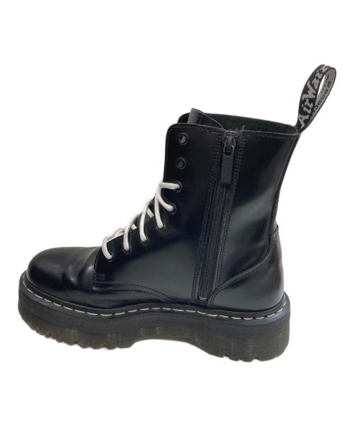 Dr.Martens（ドクターマーチン）Dr.Martens (ドクターマーチン) JADON ホワイトステッチ 8 ホール ブーツ　ジェイドン ブラック サイズ:UK7の古着・服飾アイテム