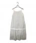 ne quittez pas（ヌキテパ）の古着「Dia Cutwork Cami Dress　ダイヤカットワークキャミドレス　 25SS 前後2WAY着用可 010551GE3」｜ホワイト