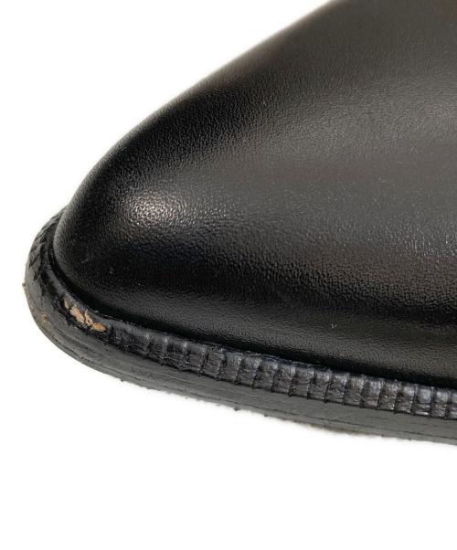 Saint Laurent Paris（サンローランパリ）Saint Laurent Paris (サンローランパリ) ウエスタンバックル レザーダッキーズブーツ　WA 345590 ブラック サイズ:40の古着・服飾アイテム