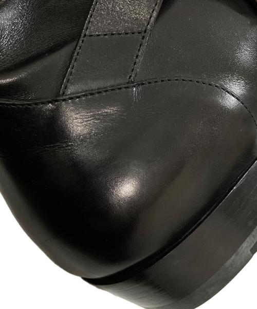 Saint Laurent Paris（サンローランパリ）Saint Laurent Paris (サンローランパリ) ウエスタンバックル レザーダッキーズブーツ　WA 345590 ブラック サイズ:40の古着・服飾アイテム