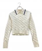 SLYスライ）の古着「CABLE KNIT SET UP」｜アイボリー