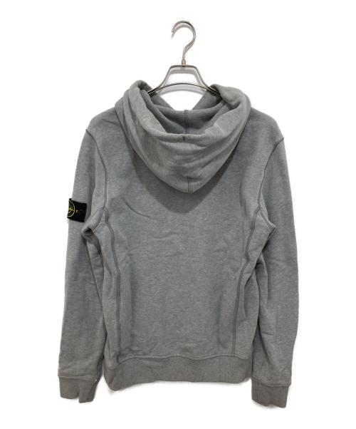 STONE ISLAND（ストーンアイランド）STONE ISLAND (ストーンアイランド) pullover hooded sweatshirt　プルオーバーフーデッドスウェットシャツ グレー サイズ:Sの古着・服飾アイテム
