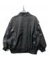 BEAMS HEART (ビームスハート) ヴィンテージライク フェイクレザー ブルゾン ブラック サイズ:F：4000円