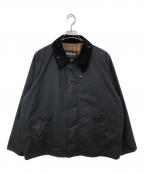 Barbourバブアー）の古着「TRANSPORT JACKET / トランスポート ワックス ショート ジャケット　252MWX1678」｜ネイビー