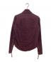 Jean Paul Gaultier homme (ジャンポールゴルチェオム) FULLZIP SHIRT　フルジップシャツ ワインレッド サイズ:48：15000円