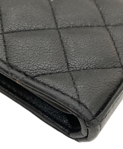 Saint Laurent Paris（サンローランパリ）Saint Laurent Paris (サンローランパリ) カサンドラ エンベロープ チェーンショルダーウォレット ブラックの古着・服飾アイテム