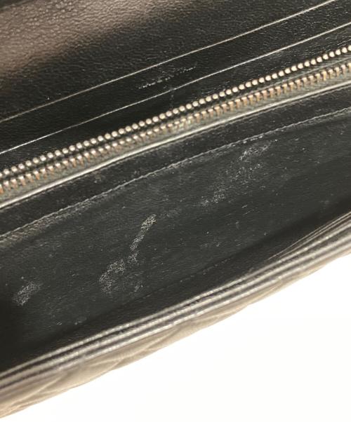 Saint Laurent Paris（サンローランパリ）Saint Laurent Paris (サンローランパリ) カサンドラ エンベロープ チェーンショルダーウォレット ブラックの古着・服飾アイテム