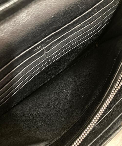 Saint Laurent Paris（サンローランパリ）Saint Laurent Paris (サンローランパリ) カサンドラ エンベロープ チェーンショルダーウォレット ブラックの古着・服飾アイテム