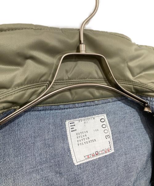 sacai（サカイ）sacai (サカイ) DENIM X NYLON TWILL BLOUSON / ナイロンドッキング デニムジャケット　23-03000M インディゴ サイズ:1の古着・服飾アイテム