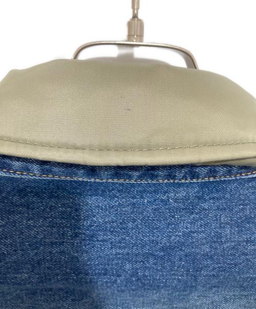 sacai（サカイ）sacai (サカイ) DENIM X NYLON TWILL BLOUSON / ナイロンドッキング デニムジャケット　23-03000M インディゴ サイズ:1の古着・服飾アイテム