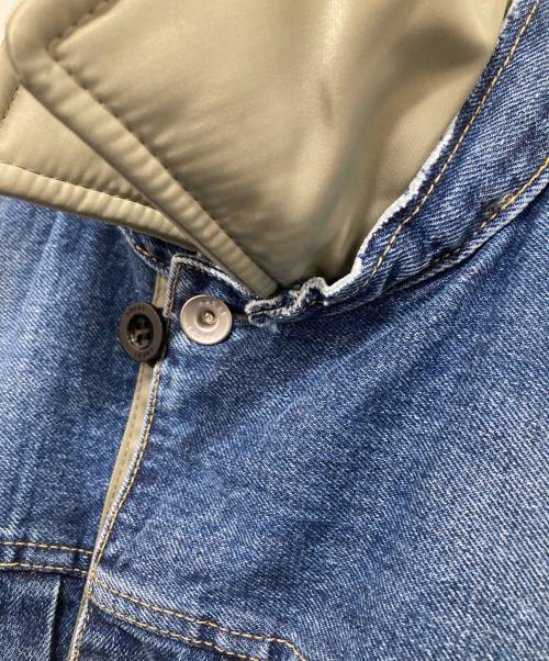 sacai（サカイ）sacai (サカイ) DENIM X NYLON TWILL BLOUSON / ナイロンドッキング デニムジャケット　23-03000M インディゴ サイズ:1の古着・服飾アイテム