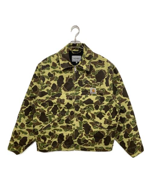 Carhartt WIP（カーハート ワーク イン プログレス）Carhartt WIP (カーハート ワーク イン プログレス) DUCK DETROIT JACKET　ダックデトロイトジャケット　25TRHK00577 オリーブ サイズ:Sの古着・服飾アイテム
