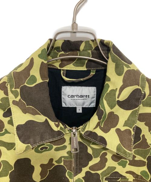 Carhartt WIP（カーハート ワーク イン プログレス）Carhartt WIP (カーハート ワーク イン プログレス) DUCK DETROIT JACKET　ダックデトロイトジャケット　25TRHK00577 オリーブ サイズ:Sの古着・服飾アイテム