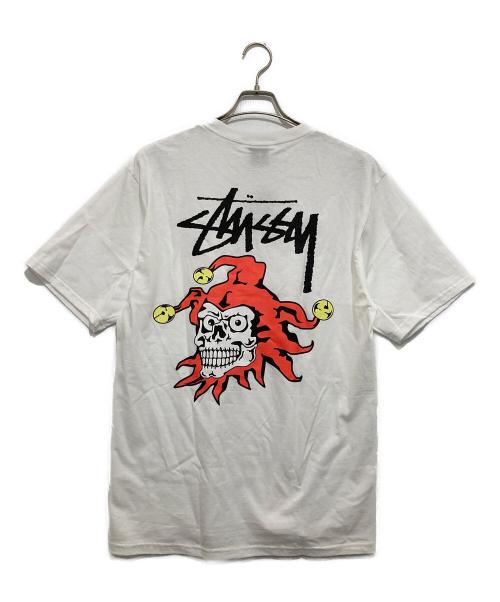 stussy（ステューシー）stussy (ステューシー) JOKER TEE ホワイト サイズ:Mの古着・服飾アイテム