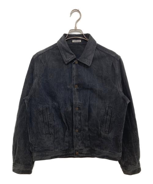 AURALEE（オーラリー）AURALEE (オーラリー) Selvedge Faded Light Denim Blouson　セルビッチフェードライトデニムブルゾン　A23B01DE ブラック サイズ:4の古着・服飾アイテム