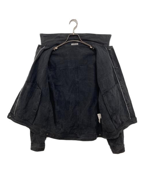 AURALEE（オーラリー）AURALEE (オーラリー) Selvedge Faded Light Denim Blouson　セルビッチフェードライトデニムブルゾン　A23B01DE ブラック サイズ:4の古着・服飾アイテム