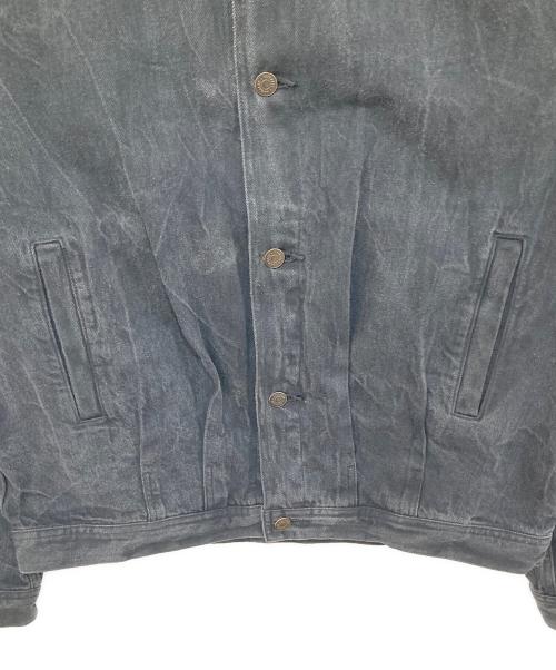 AURALEE（オーラリー）AURALEE (オーラリー) Selvedge Faded Light Denim Blouson　セルビッチフェードライトデニムブルゾン　A23B01DE ブラック サイズ:4の古着・服飾アイテム
