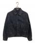 AURALEE（オーラリー）の古着「Selvedge Faded Light Denim Blouson　セルビッチフェードライトデニムブルゾン　A23B01DE」｜ブラック