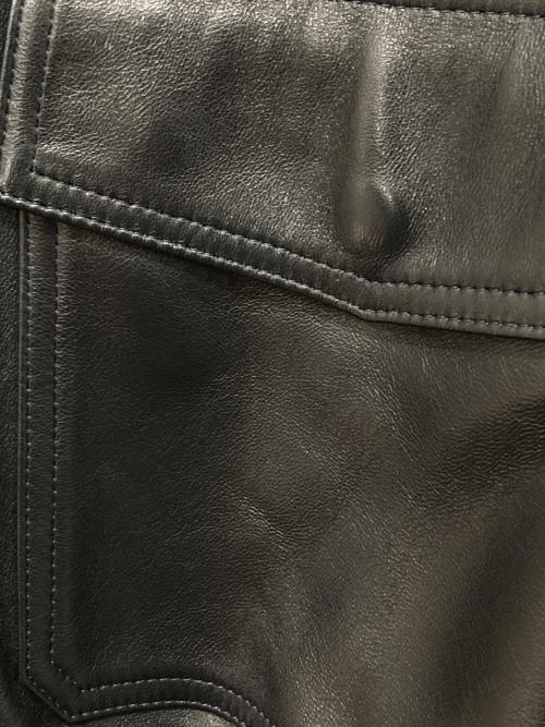 LOEFF（ロエフ）LOEFF (ロエフ) ラムレザー フライトジャケット ブラック サイズ:2の古着・服飾アイテム
