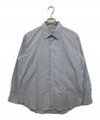 AURALEEオーラリー）の古着「WASHED FINX WEATHER CHAMBRAY SHIRT　ウォッシュドフィンクスウェザーシャンブレーシャツ　A26SS01FH」｜インディゴ