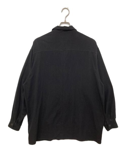 COMOLI（コモリ）COMOLI (コモリ) SILK NOIL SHIRT JACKET　シルクノイルシャツジャケット　Z01-01027 ブラック サイズ:2の古着・服飾アイテム