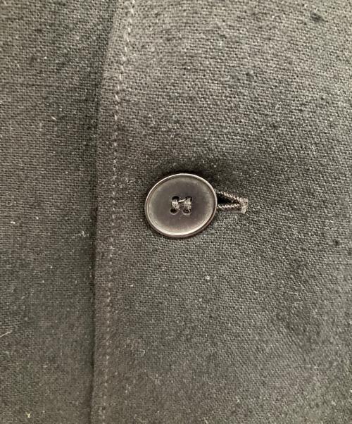 COMOLI（コモリ）COMOLI (コモリ) SILK NOIL SHIRT JACKET　シルクノイルシャツジャケット　Z01-01027 ブラック サイズ:2の古着・服飾アイテム