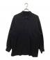 COMOLI（コモリ）の古着「SILK NOIL SHIRT JACKET　シルクノイルシャツジャケット　Z01-01027」｜ブラック