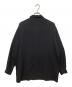 COMOLI (コモリ) SILK NOIL SHIRT JACKET　シルクノイルシャツジャケット　Z01-01027 ブラック サイズ:2：30000円
