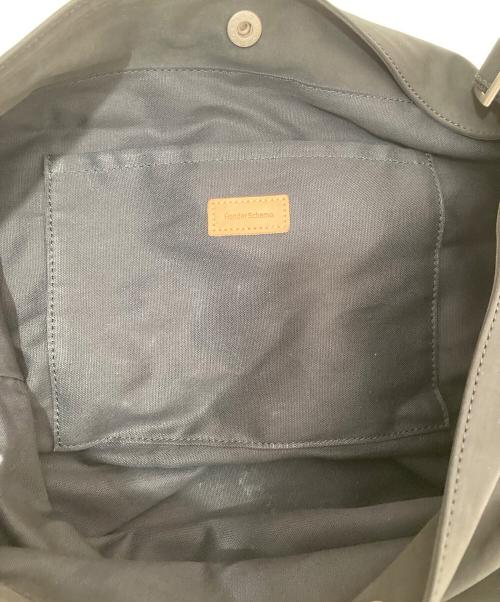 HENDER SCHEME（エンダースキーマ）HENDER SCHEME (エンダースキーマ) square shoulder bag smal　スクエアショルダーバッグスモールl ブラックの古着・服飾アイテム