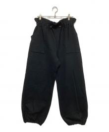 SIIILON（シーロン）の古着「University sweat pants」｜ブラック