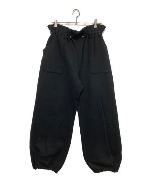 SIIILON（シーロン）SIIILON (シーロン) University sweat pants ブラック サイズ:1の古着・服飾アイテム