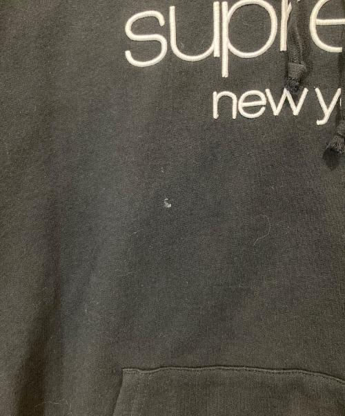 SUPREME（シュプリーム）SUPREME (シュプリーム) Classic Logo Hooded Sweatshirt　クラシックロゴフーデッドスウェットシャツ ブラック サイズ:Lの古着・服飾アイテム