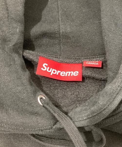 SUPREME（シュプリーム）SUPREME (シュプリーム) Classic Logo Hooded Sweatshirt　クラシックロゴフーデッドスウェットシャツ ブラック サイズ:Lの古着・服飾アイテム
