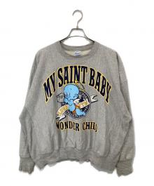 SAINT MICHAEL（セントマイケル）の古着「BABY MICAHEL SWEAT　ベビーマイケルスウェット　 25AW　SM-HR1-0000-050」｜グレー