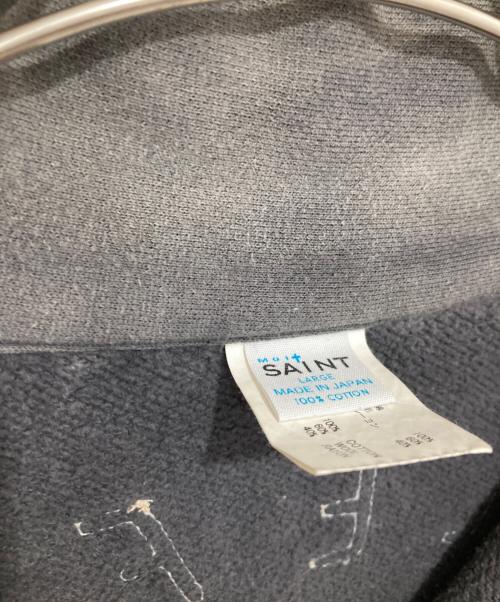 SAINT MICHAEL（セントマイケル）SAINT MICHAEL (セントマイケル) SAINT HALF ZIP SWEAT　セイントハーフジップスウェット　26SS　SM-MK8-0000-052 チャコールグレー サイズ:Lの古着・服飾アイテム