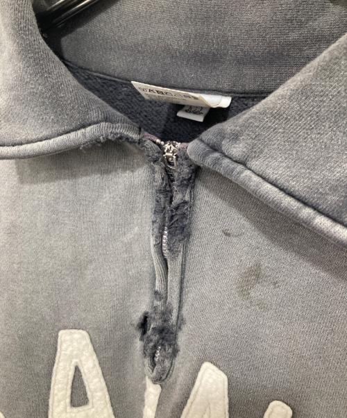 SAINT MICHAEL（セントマイケル）SAINT MICHAEL (セントマイケル) SAINT HALF ZIP SWEAT　セイントハーフジップスウェット　26SS　SM-MK8-0000-052 チャコールグレー サイズ:Lの古着・服飾アイテム